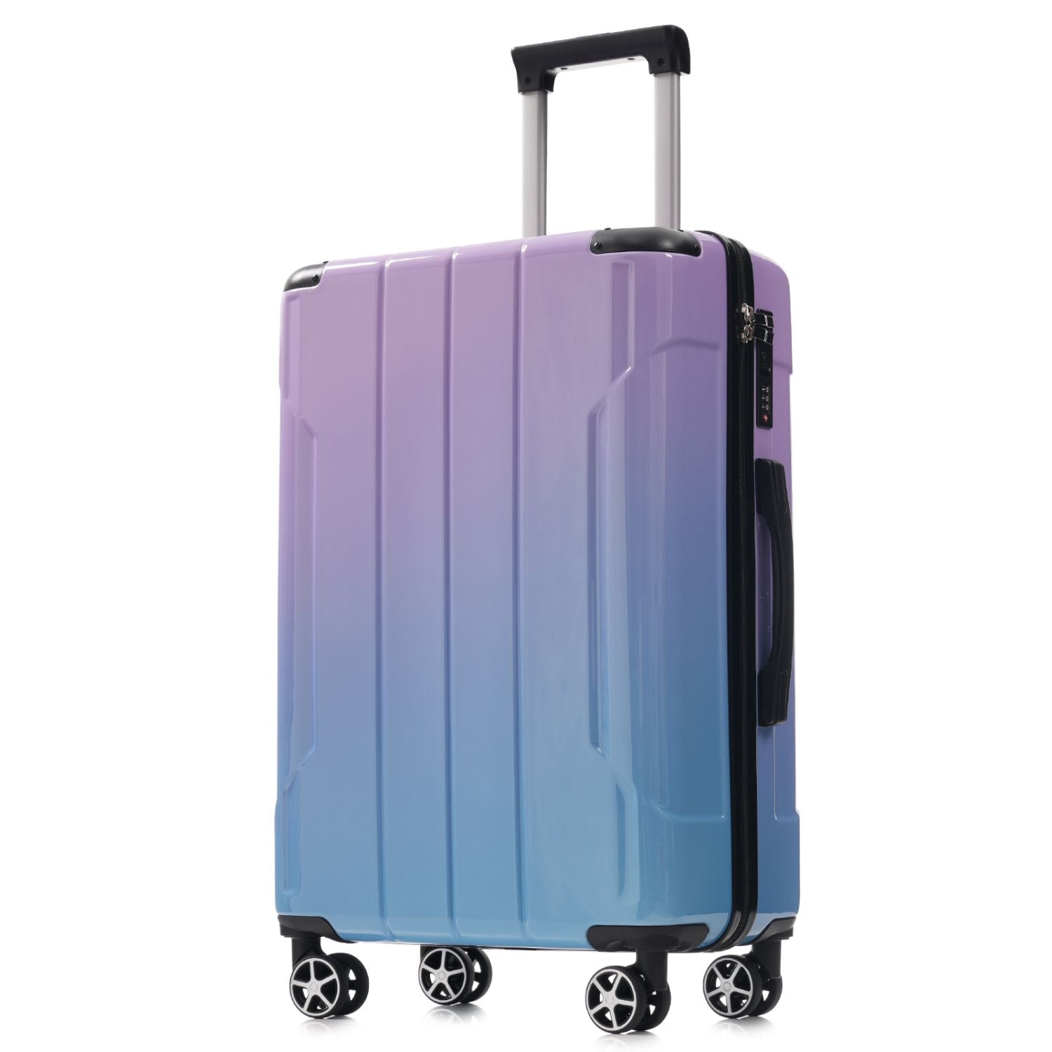 Luggage Sets 3 Piece Suitcase Set with Spinner Wheels, Built-in TSA Lock, Foldable Duffel Bag for Travel Men & Women,20inch 24inch