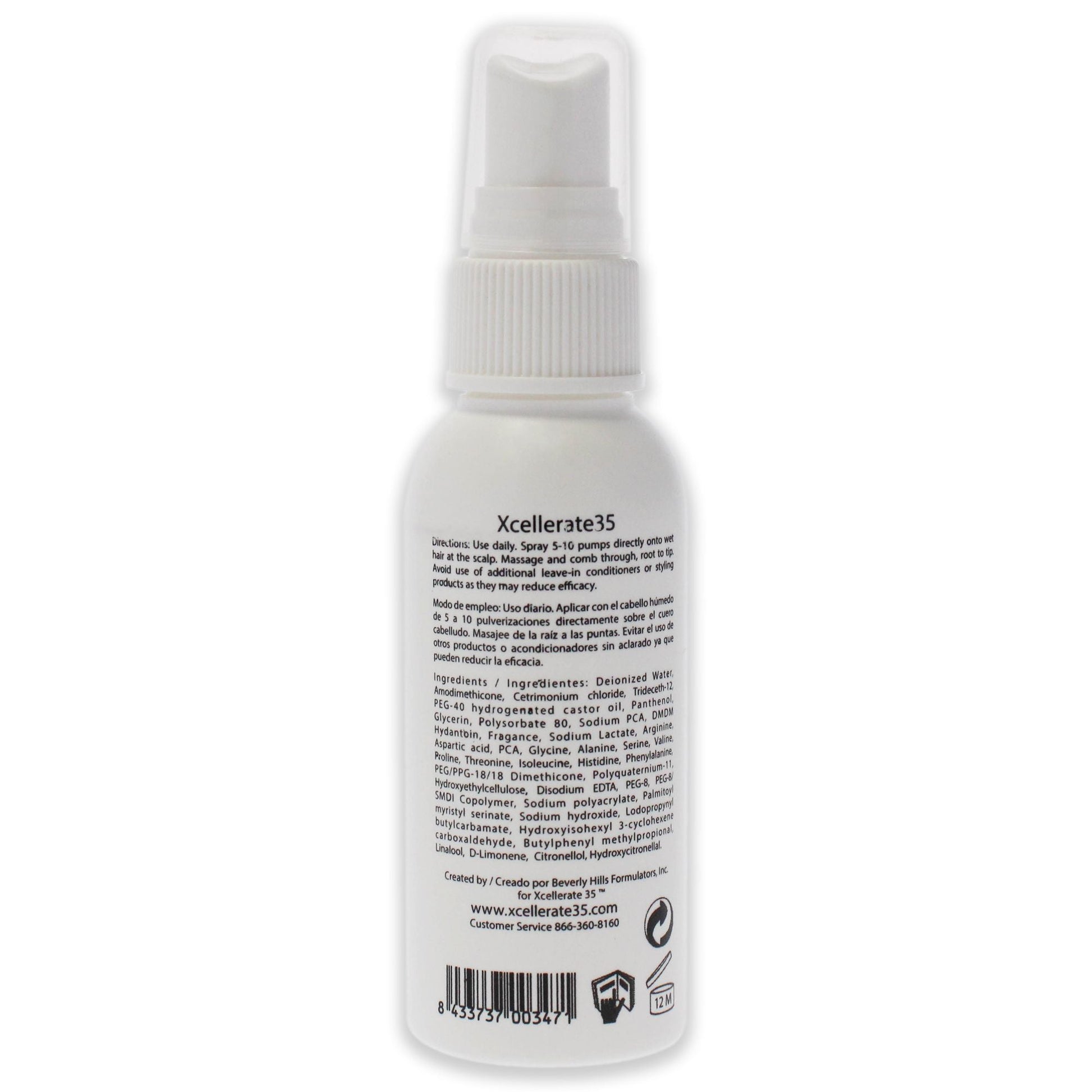 Xcellerate 35 Leave-In Hair Treatment - USA
