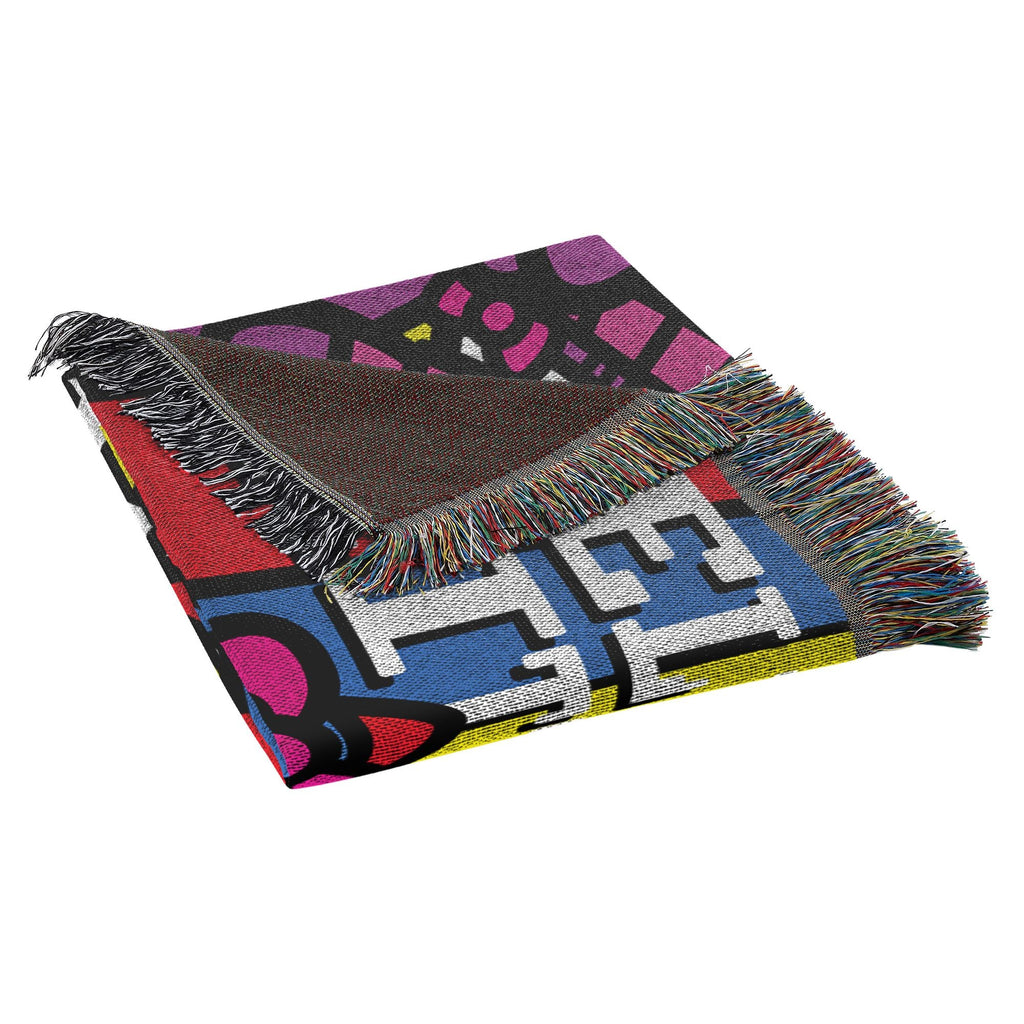 HELLO-KITTY - CUTE GAMER Woven Tapestry Wall Hanging