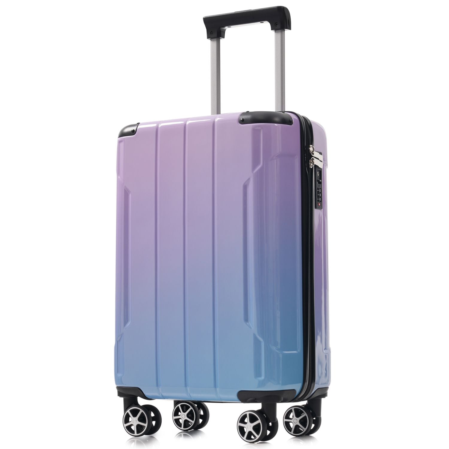 Luggage Sets 3 Piece Suitcase Set with Spinner Wheels, Built-in TSA Lock, Foldable Duffel Bag for Travel Men & Women,20inch 24inch