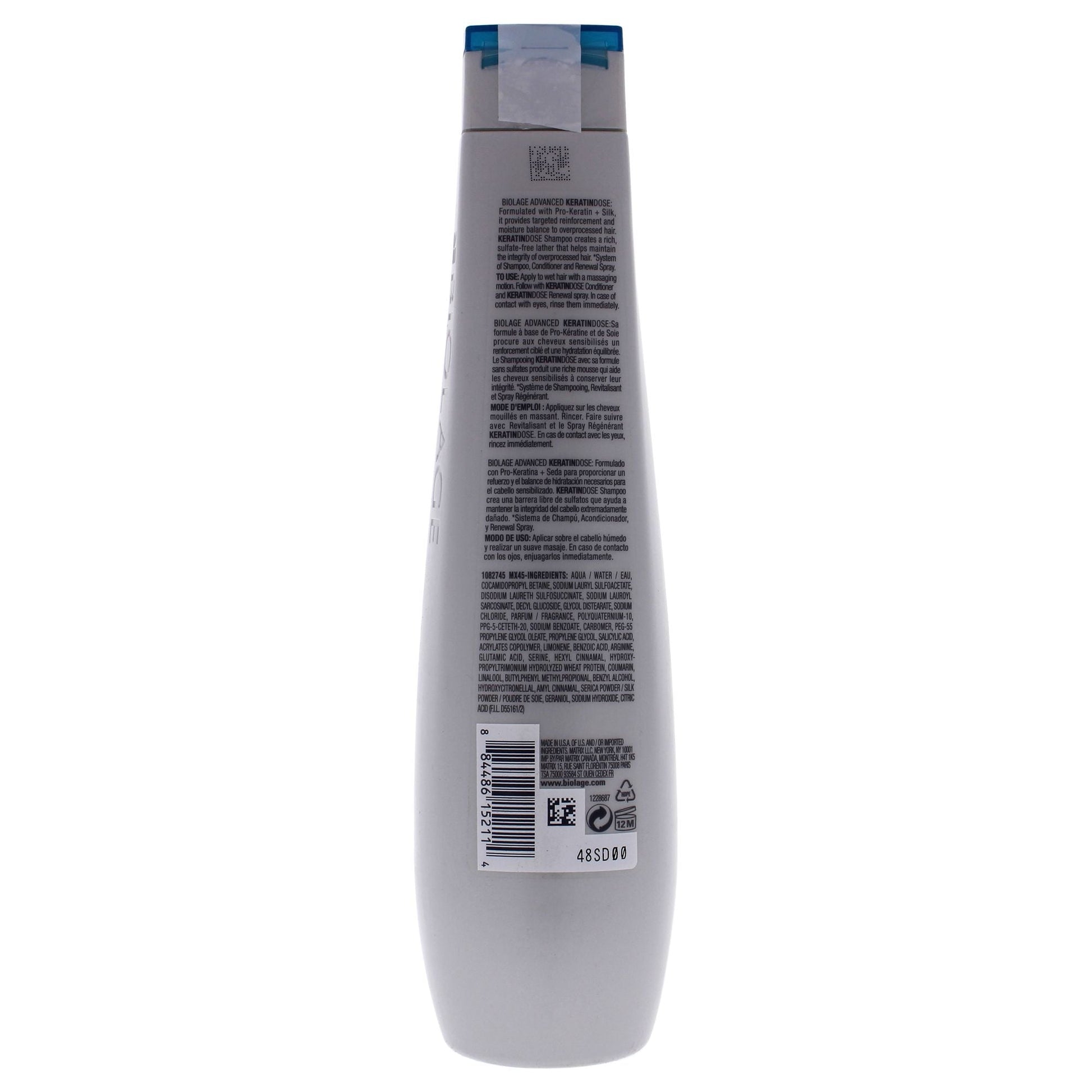 Biolage Keratin Dose Shampoo by Matrix for Unisex - 13.5 oz Shampoo