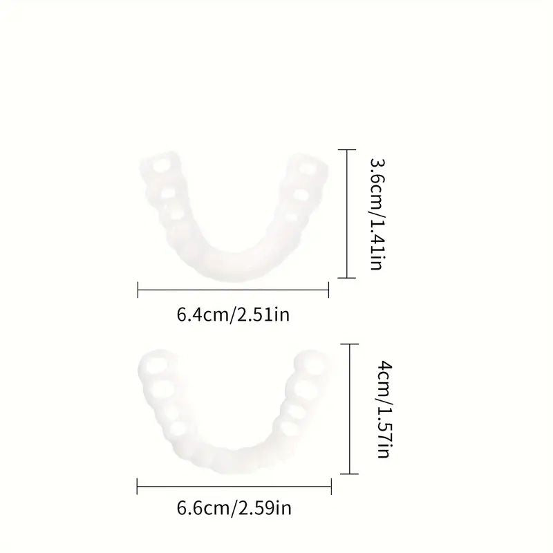 "2Pac Silicone Orthodontic Mouthguards - Adjustable Teeth Aligners for Men/Women - Christmas Gift"