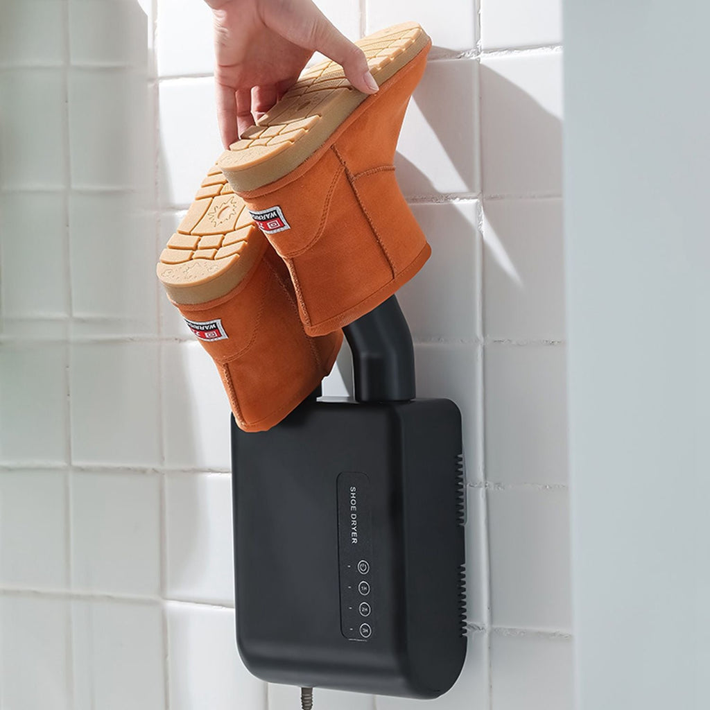 Portable Shoe Dryer Boot Shoe Warmer Deodorizer with 3 Timer Settings for Wet Boots Gloves Hats Garments