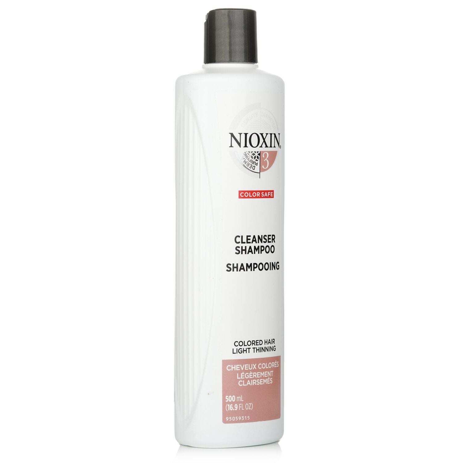 Derma Purifying System 3 Cleanser Shampoo (Colored Hair, Light Thinning, Color Safe)