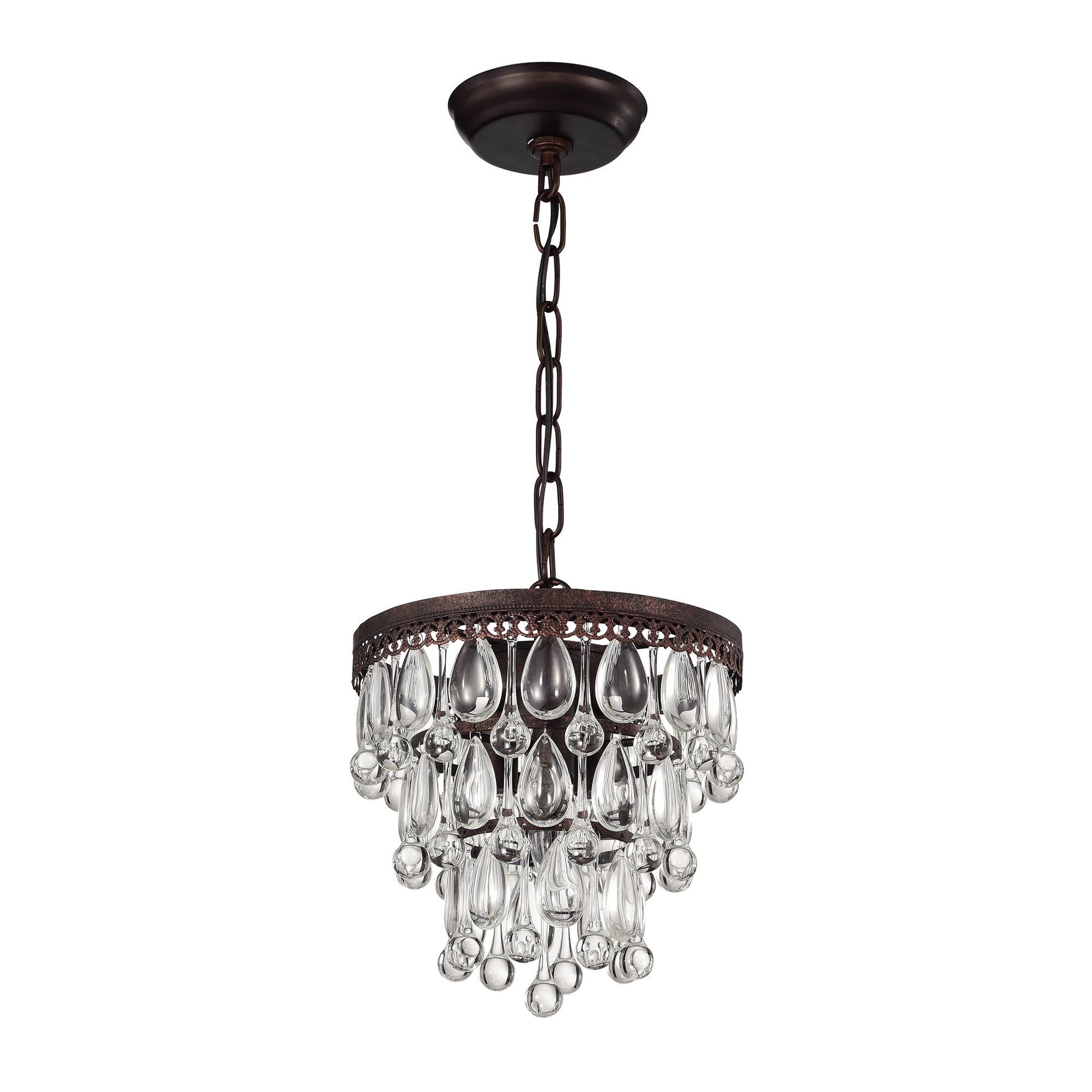 Eresu Antique Copper 3-light Chadnelier