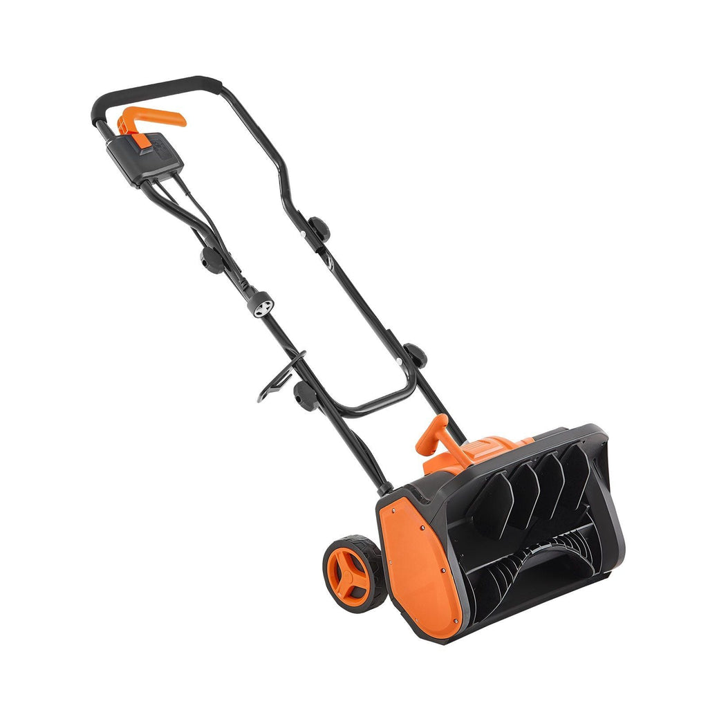 Electric Snow Shovel, 12A 17 inch Corded Snow Shovel, 60° Adjustable Chute, 20 ft Throwing Distance, Snowthrower with Dual Safety Switch, Winter Ice Removal Tool for Driveway Sidewalk Patio