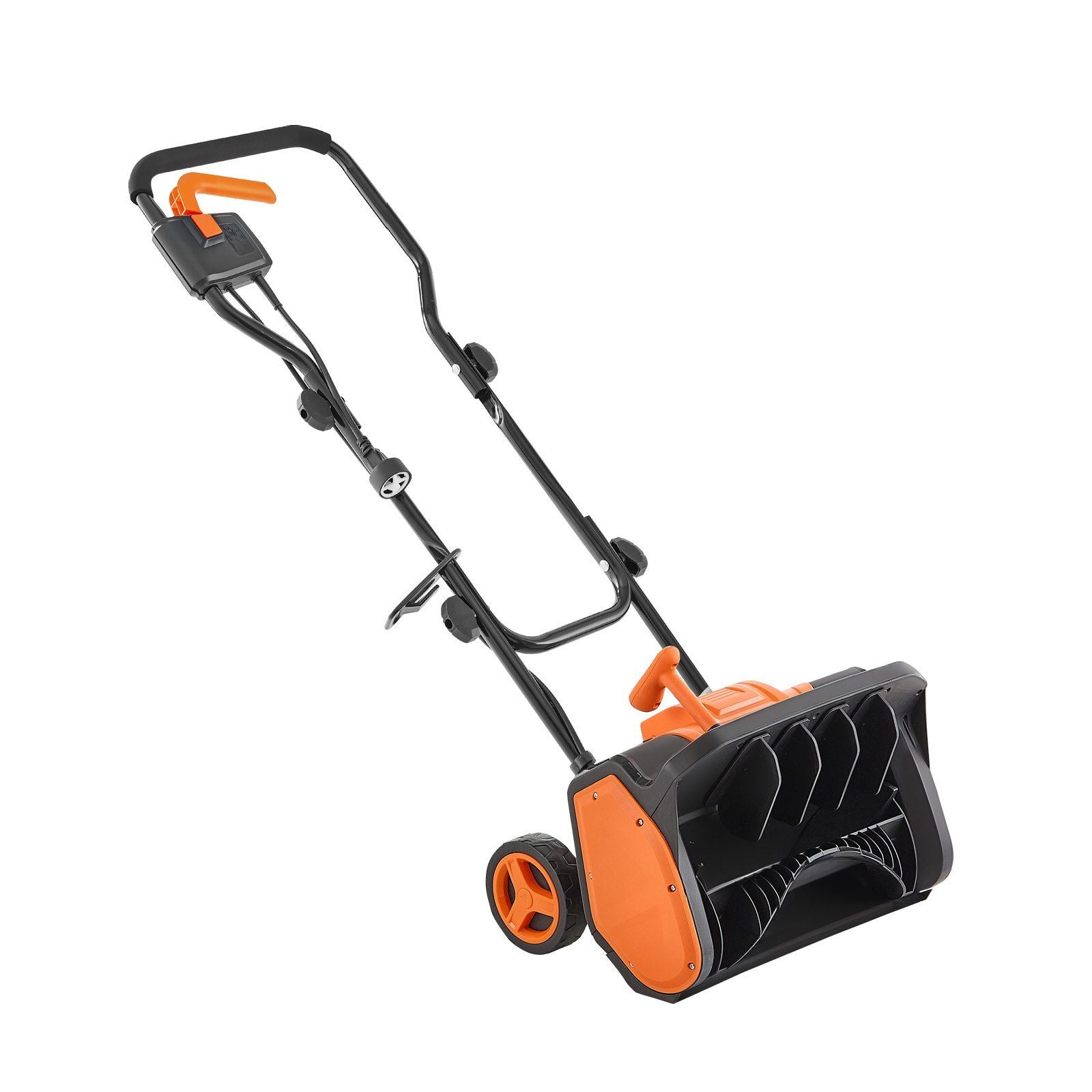 Electric Snow Shovel, 12A 17 inch Corded Snow Shovel, 60° Adjustable Chute, 20 ft Throwing Distance, Snowthrower with Dual Safety Switch, Winter Ice Removal Tool for Driveway Sidewalk Patio