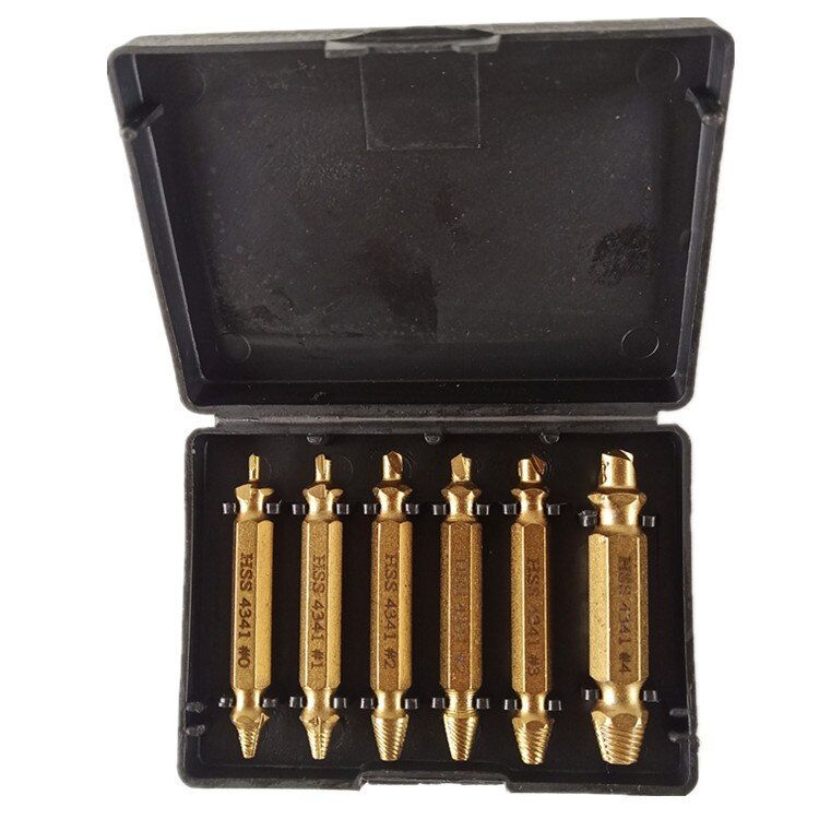 Screw Extractor Drill Bit Extraction Kit Broken Speed Bolt Extractor Bolt Remover Tool
