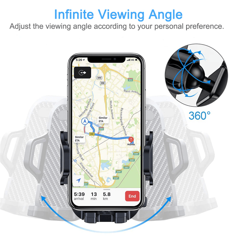 360° Universal Mount Holder Car Stand Windshield For Mobile Cell Phone GPS