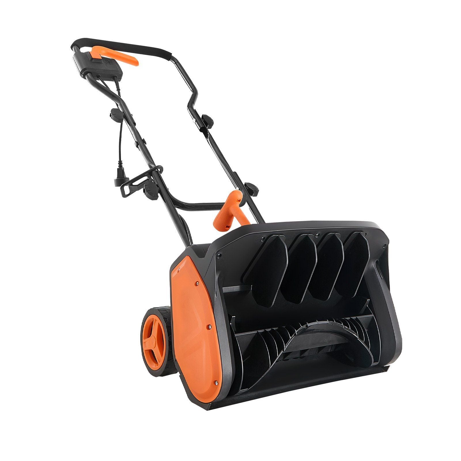 Electric Snow Shovel, 12A 17 inch Corded Snow Shovel, 60° Adjustable Chute, 20 ft Throwing Distance, Snowthrower with Dual Safety Switch, Winter Ice Removal Tool for Driveway Sidewalk Patio