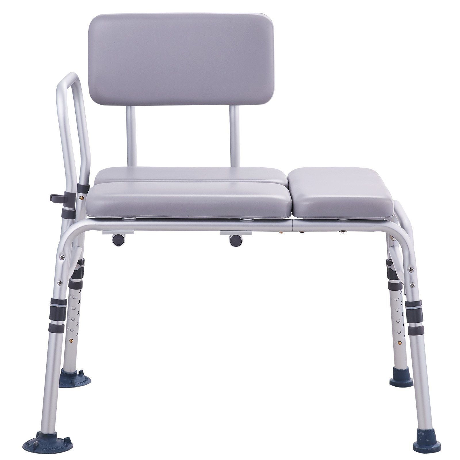 Tub Transfer Bench for Bathtub 500lbs, Shower Seats for Adults, Lightweight Shower Bench for Elderly and Disabled with Padded Seat, Non-Slip Bath Seats with Armrest and Reversible Backrest