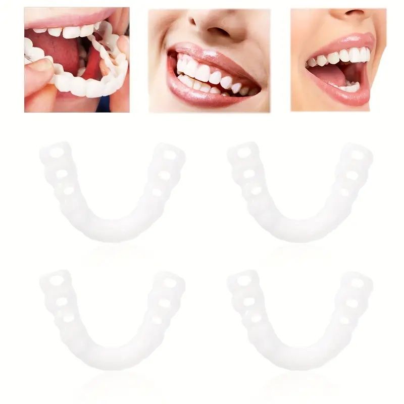 "2Pac Silicone Orthodontic Mouthguards - Adjustable Teeth Aligners for Men/Women - Christmas Gift"