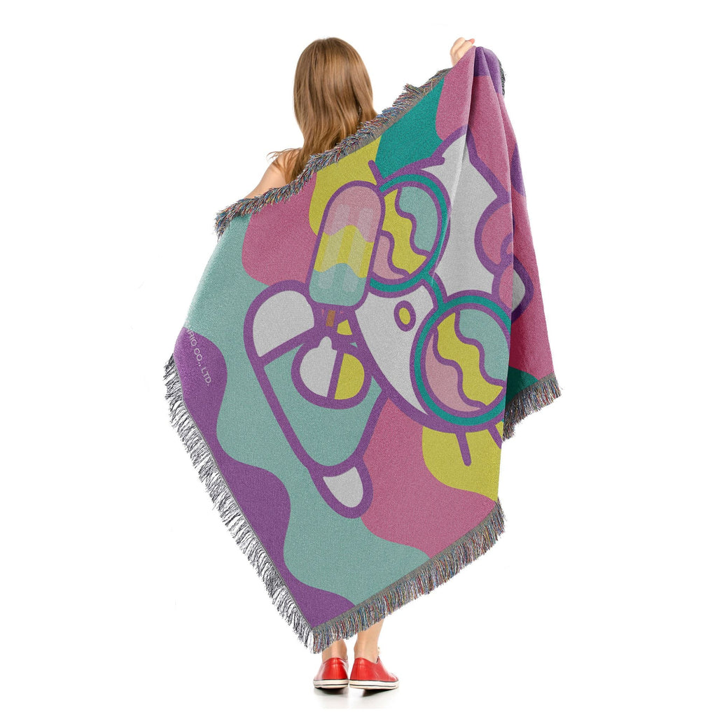 HELLO-KITTY - COOL KITTY Woven Tapestry Wall Hanging