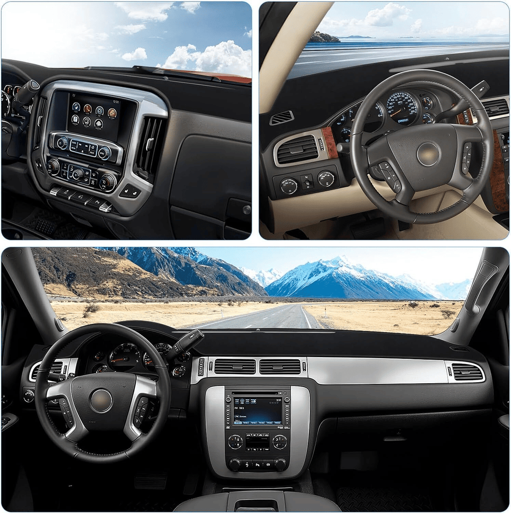 Fit For Chevy Silverado/Tahoe/Suburban 2007-2014 US Dashboard Pad Dash Cover Mat