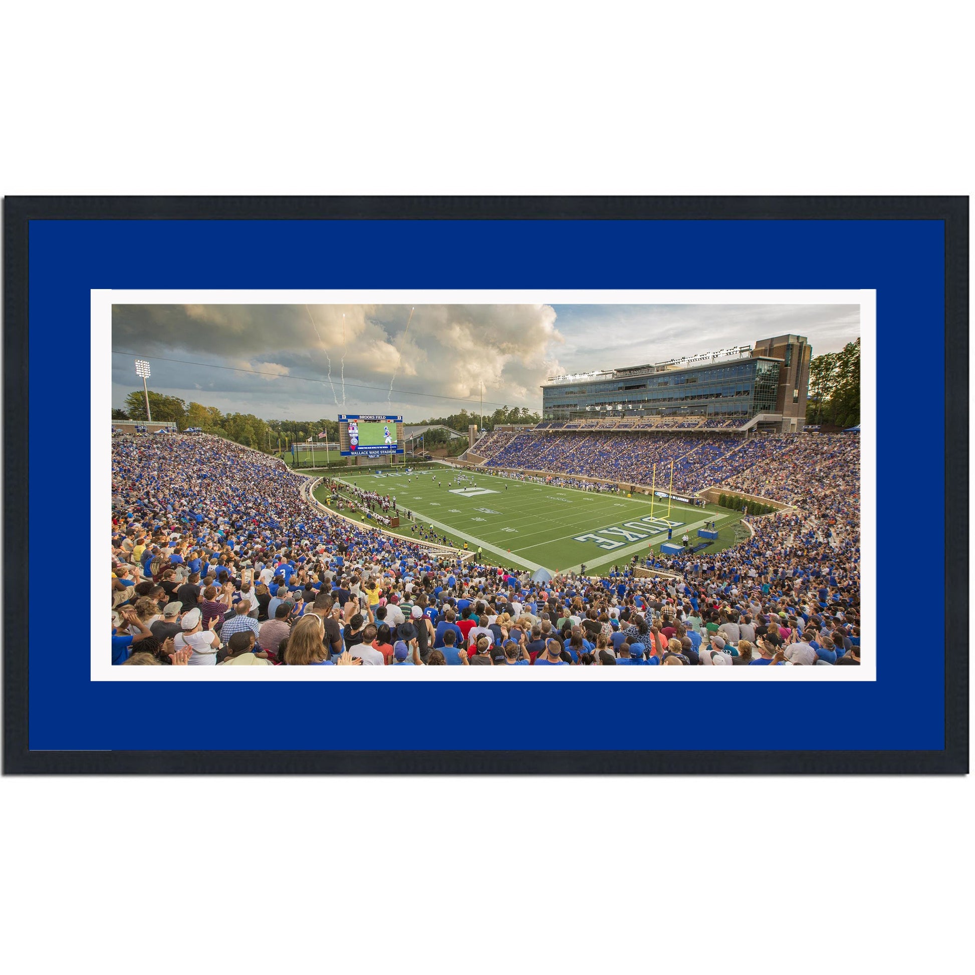 Framed Wallace Wade Stadium Duke Blue Devils 16x24 NCAA Football Photo Professionally Matted