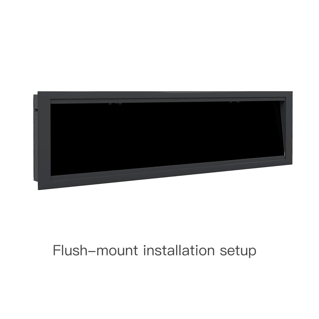 Dynasty Allegro 82-Inch Flush Mount Smart Linear Electric Fireplace [DY-BFM82] (SAK29014)