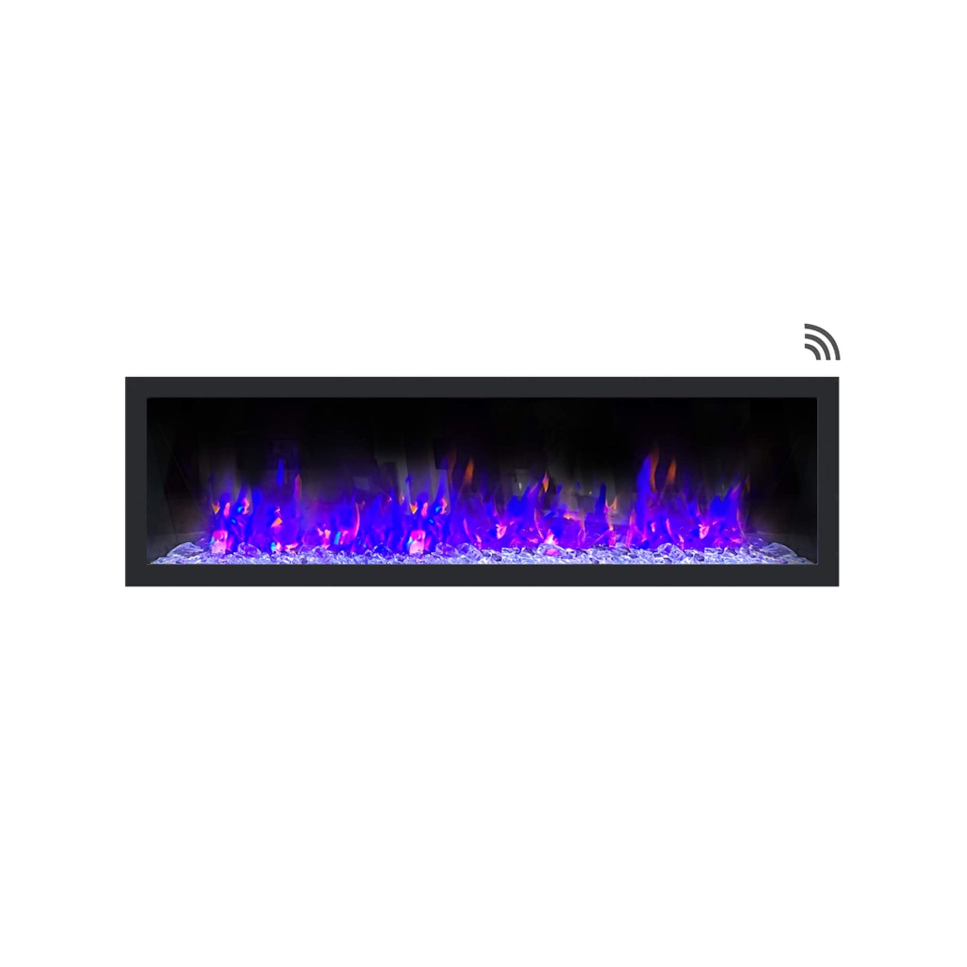 Dynasty Cascade 64-Inch Smart Linear Electric Fireplace With Front Facing Heater [DY-BTX64] (SAK15932)
