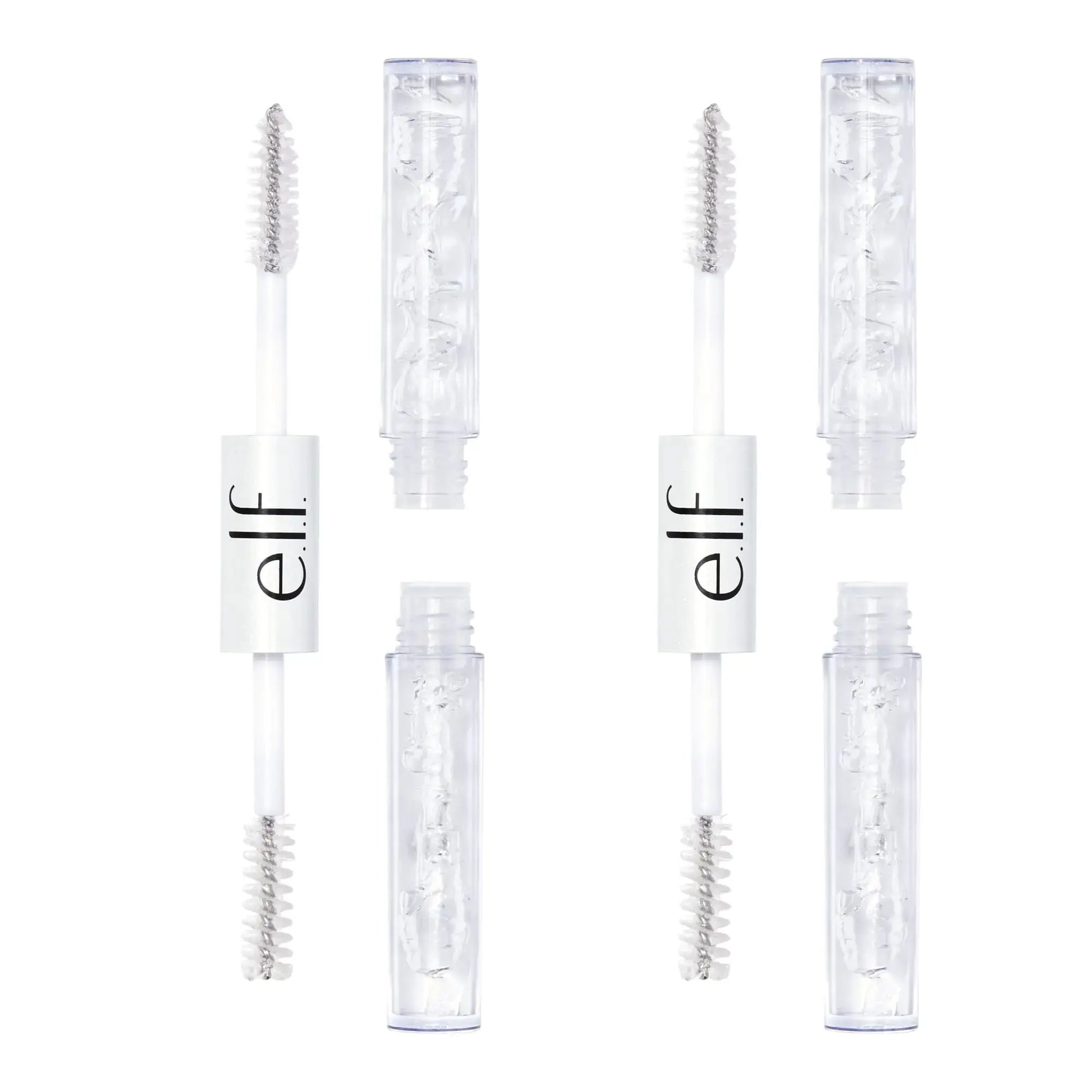 e.l.f. Clear Lash & Brow Mascara 2-Pack | Conditioning Clear Brow & Lash Gel for Grooming
