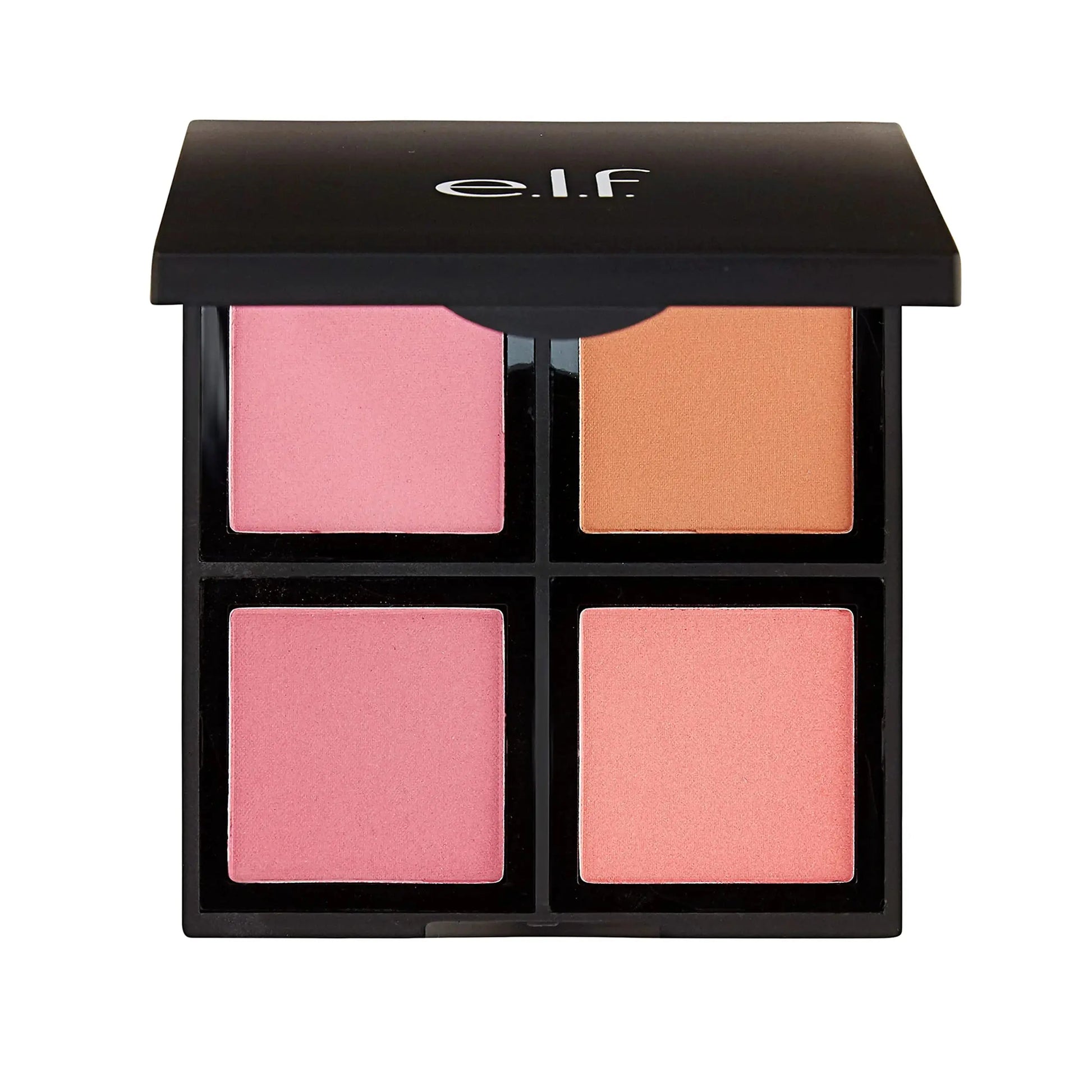 e.l.f. Cosmetics Powder Blush Palette - Four Blush Shades, Long-Lasting Pigment