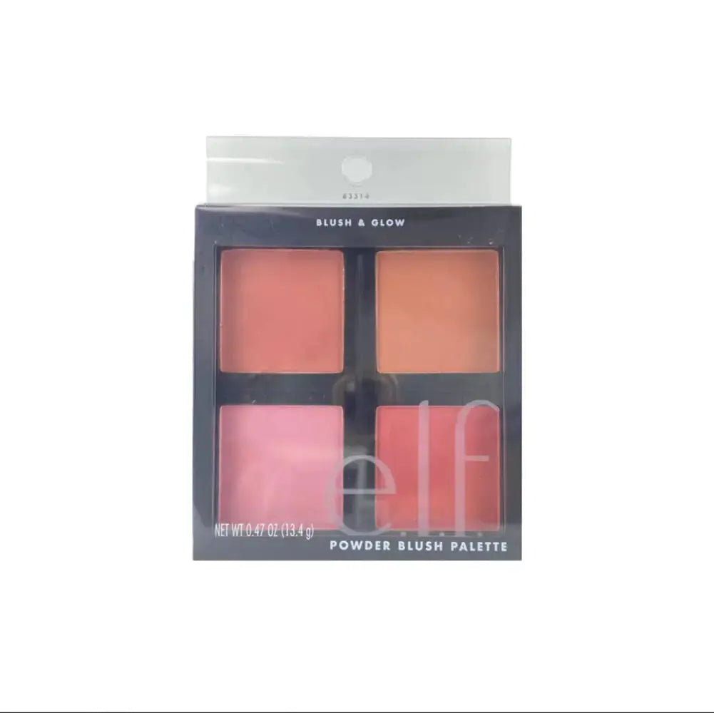 e.l.f. Cosmetics Powder Blush Palette - Four Blush Shades, Long-Lasting Pigment