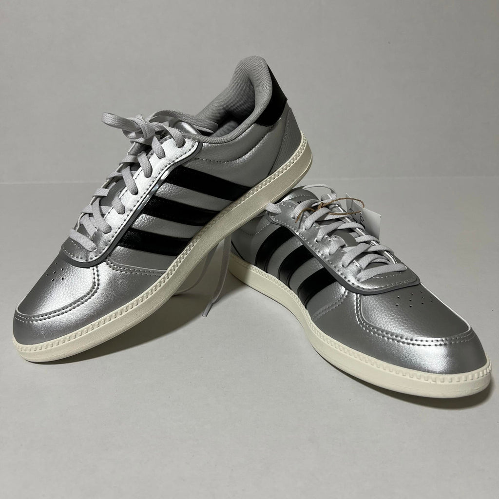 adidas Breaknet Sleek Women's Sport Shoes - Silver, Size 8.5
