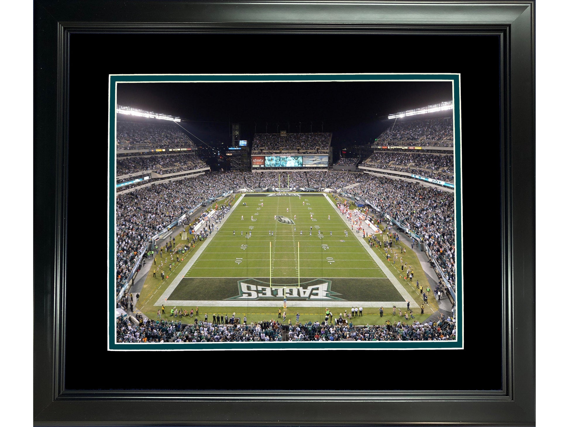 Framed Lincoln Financial Field Philadelphia Eagles 11"x14" Football Photo Professionally Matted