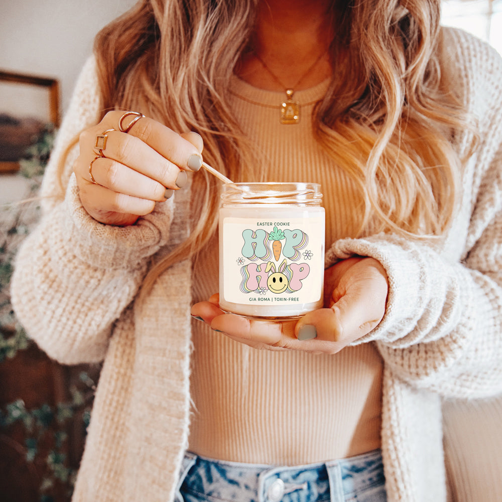 Easter Cookie Retro Sugar Cookie Candle Spring Dessert Cookie Scent