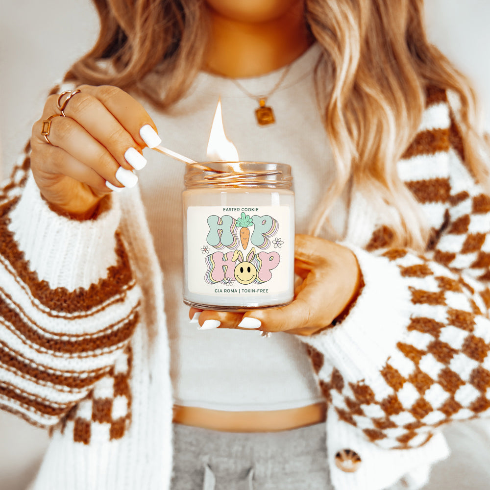 Easter Cookie Retro Sugar Cookie Candle Spring Dessert Cookie Scent