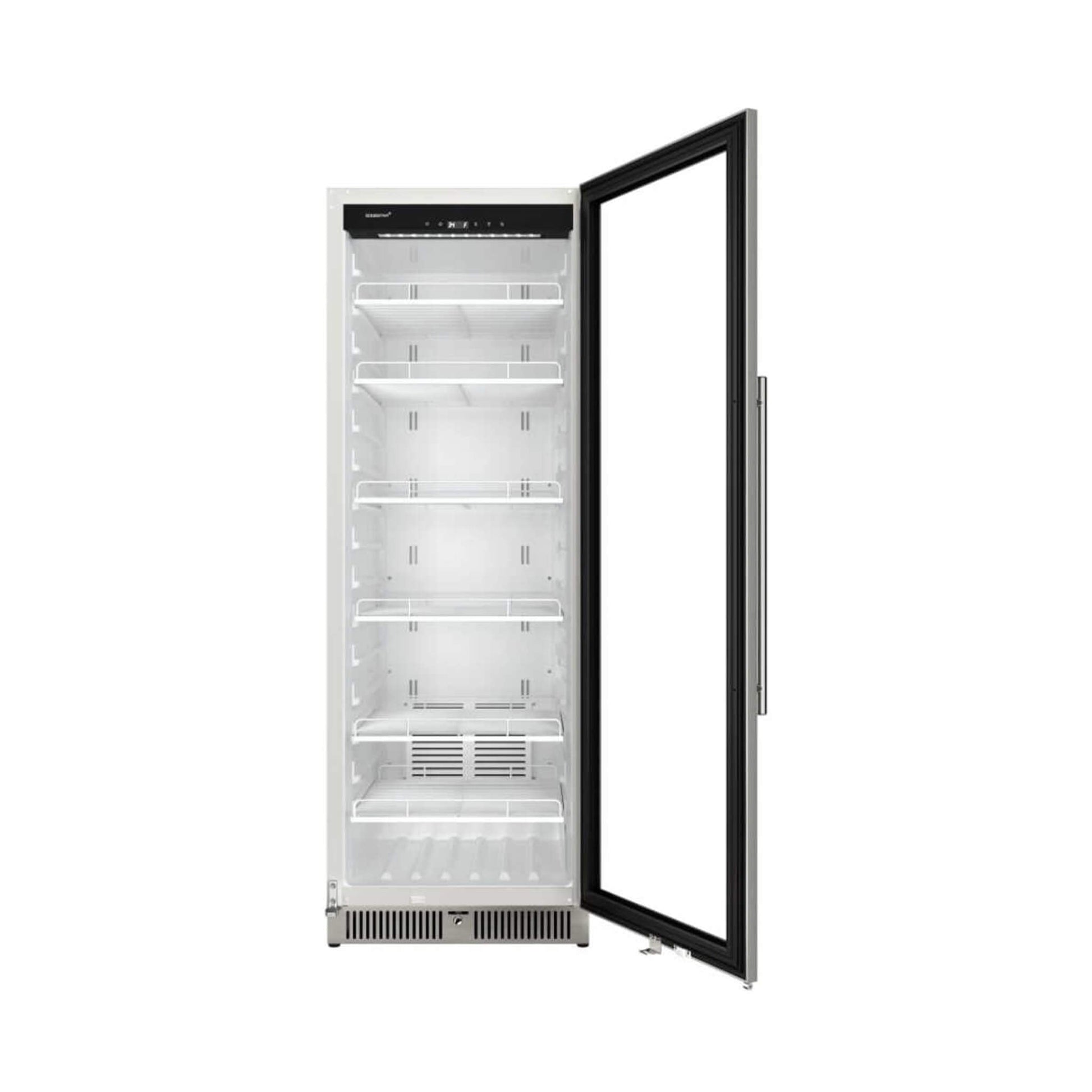 Edgestar 24-Inch 13.7 Cubic Feet Commercial Beverage Merchandiser With Temperature Alarm And Reversible Door [VBM131SS] (SAK62395)