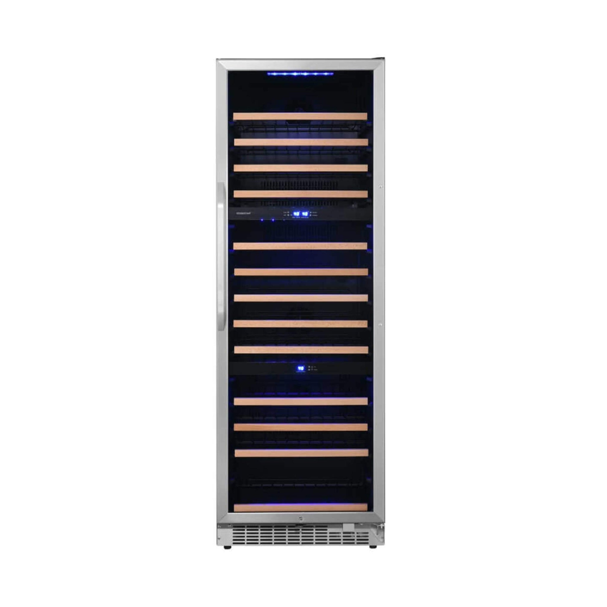 Edgestar 24-Inch Wide 131 Bottle Capacity Built-In Triple Zone Wine Cooler (SAK65891)