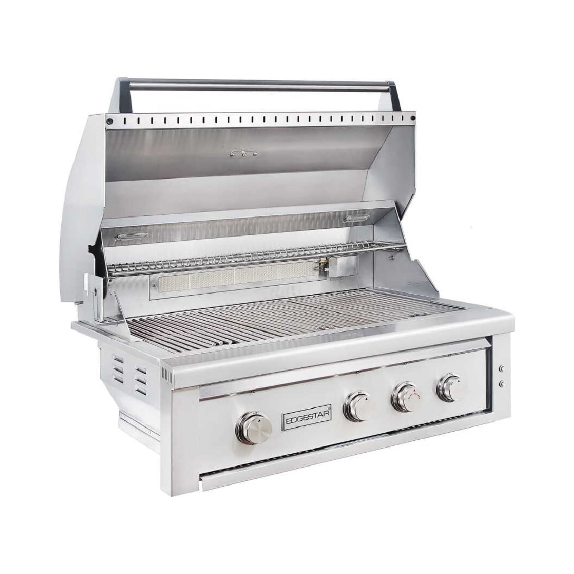 Edgestar 89K BTU 36-Inch Natural Gas Freestanding Grill Cart With Lighting Knobs & Rotisserie (SAK12573)