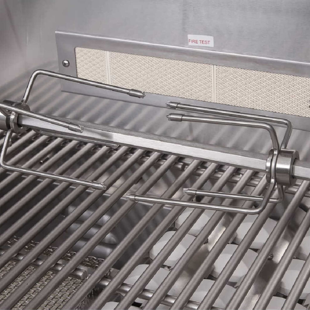 Edgestar 89K BTU 36-Inch Natural Gas Freestanding Grill Cart With Lighting Knobs & Rotisserie (SAK12573)