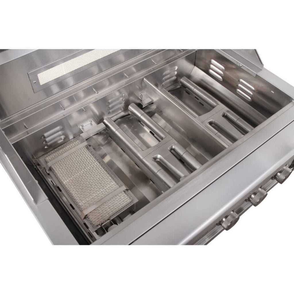 Edgestar 89K BTU 36-Inch Wide Natural Gas Built In Grill With Insulated Jacket And Double Access Doors [GRL360IBKITNG] (SAK31258)