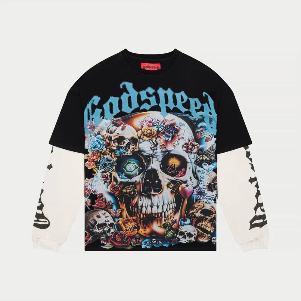 Godspeed Eternal Dream Layered T-shirt Black
