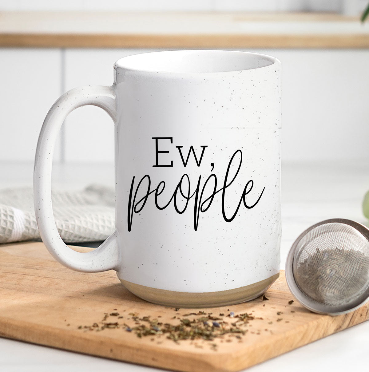 Ew People 16oz Ceramic Coffee Mug Funny Introvert Anti Social Gift