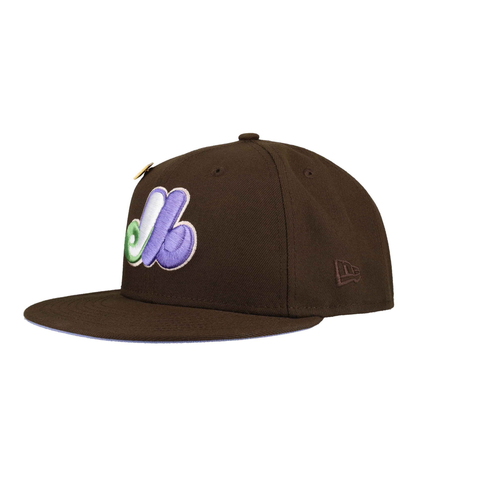 Montreal Expos Brown Olympic Stadium Patch 59Fifty Fitted Hat