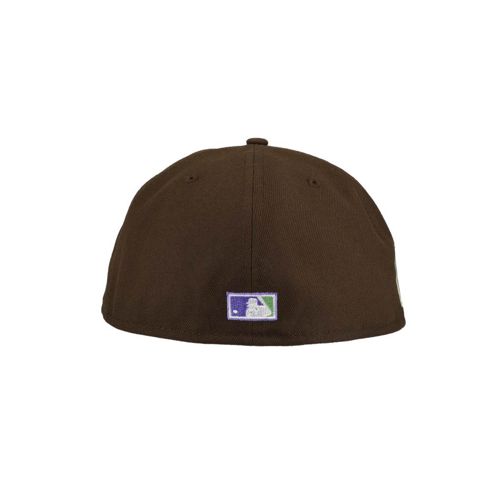 Montreal Expos Brown Olympic Stadium Patch 59Fifty Fitted Hat