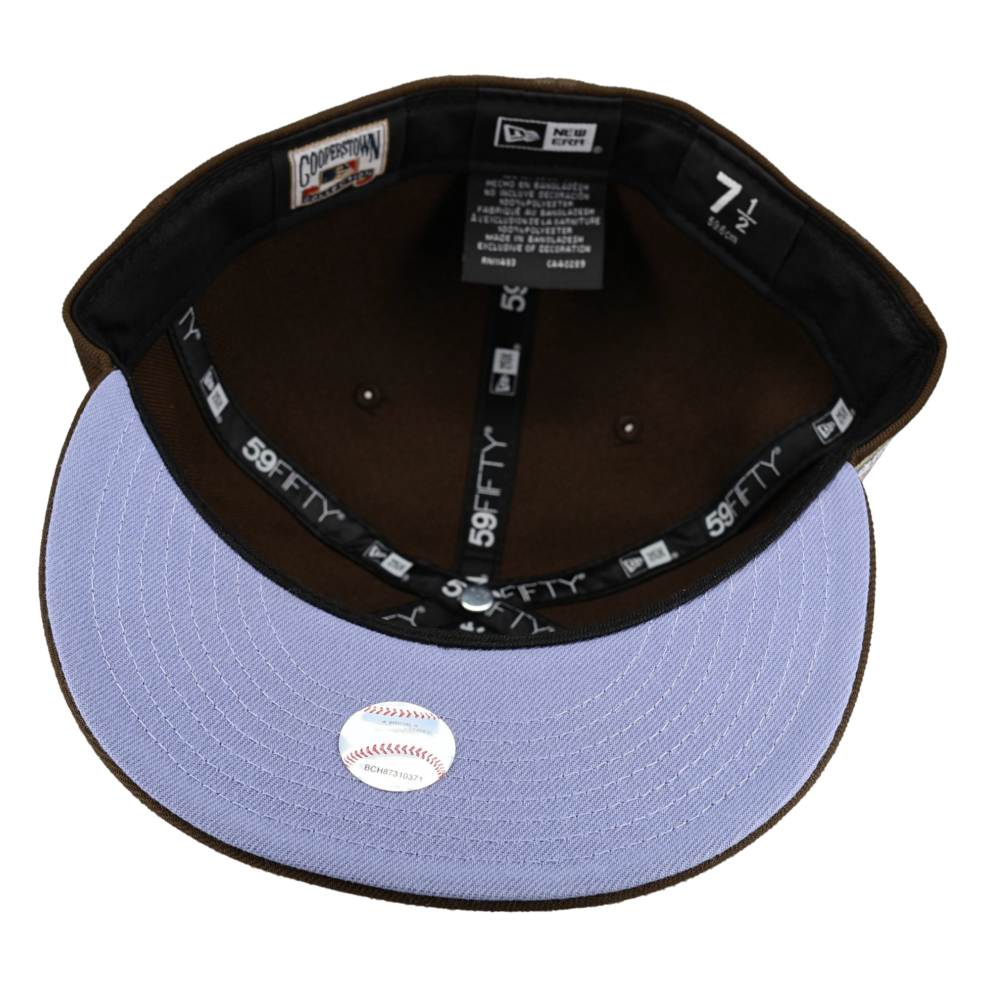 Montreal Expos Brown Olympic Stadium Patch 59Fifty Fitted Hat