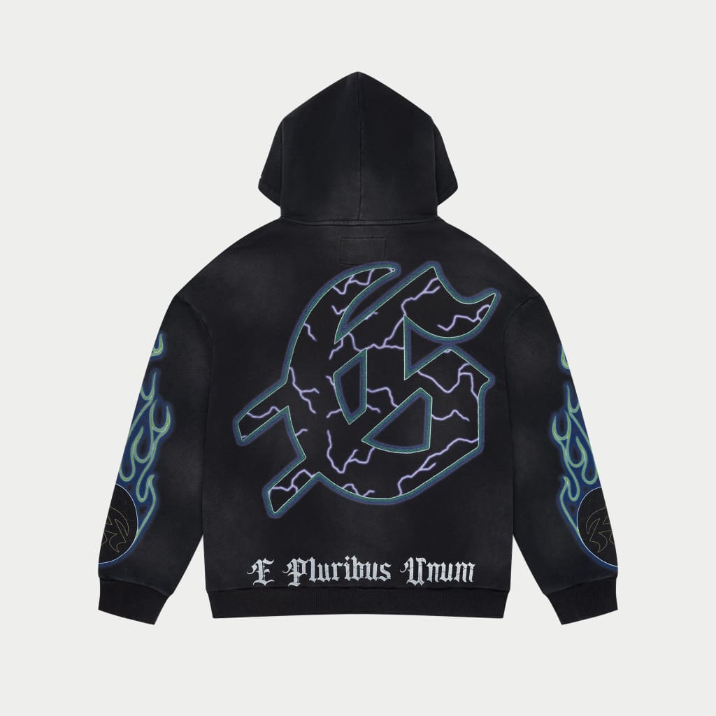 Godspeed Extra Terrestrial V2 Hoodie (Black Wash)