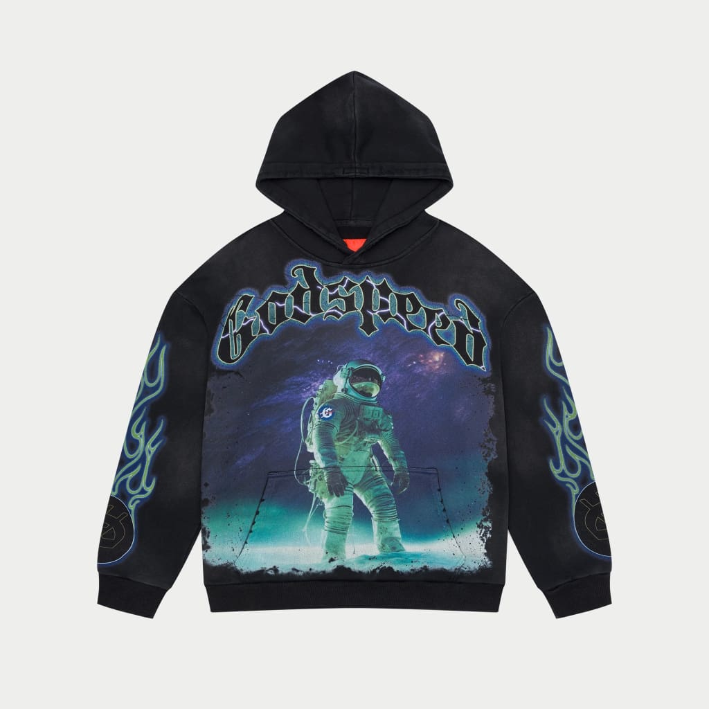 Godspeed Extra Terrestrial V2 Hoodie (Black Wash)