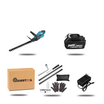 1400W 6000rpm 510mm Blade Wireless Hedge Trimmer electric hedgerow machine trimming Tool