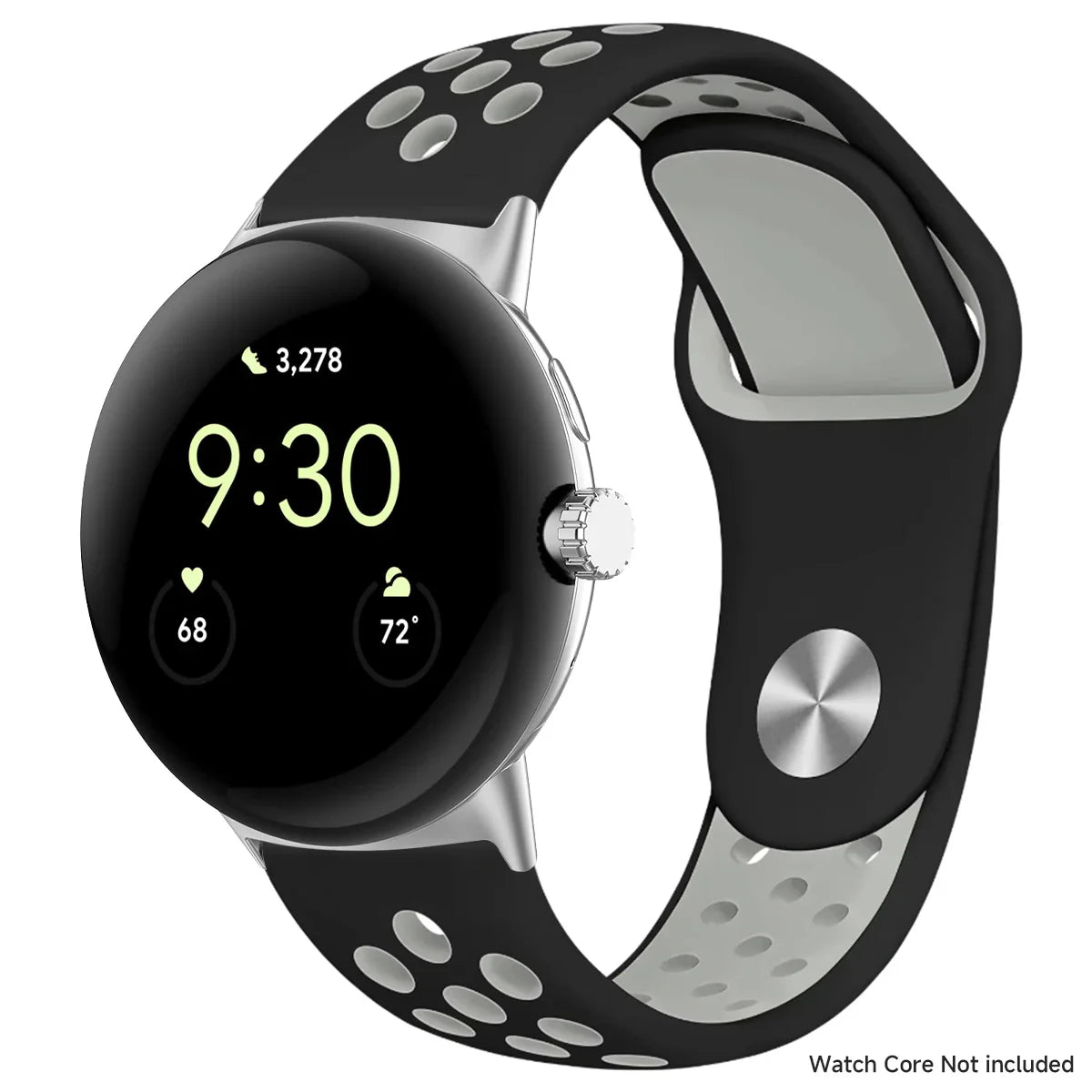 For Google Pixel 1-4 41/45mm Silicone Band - Breathable