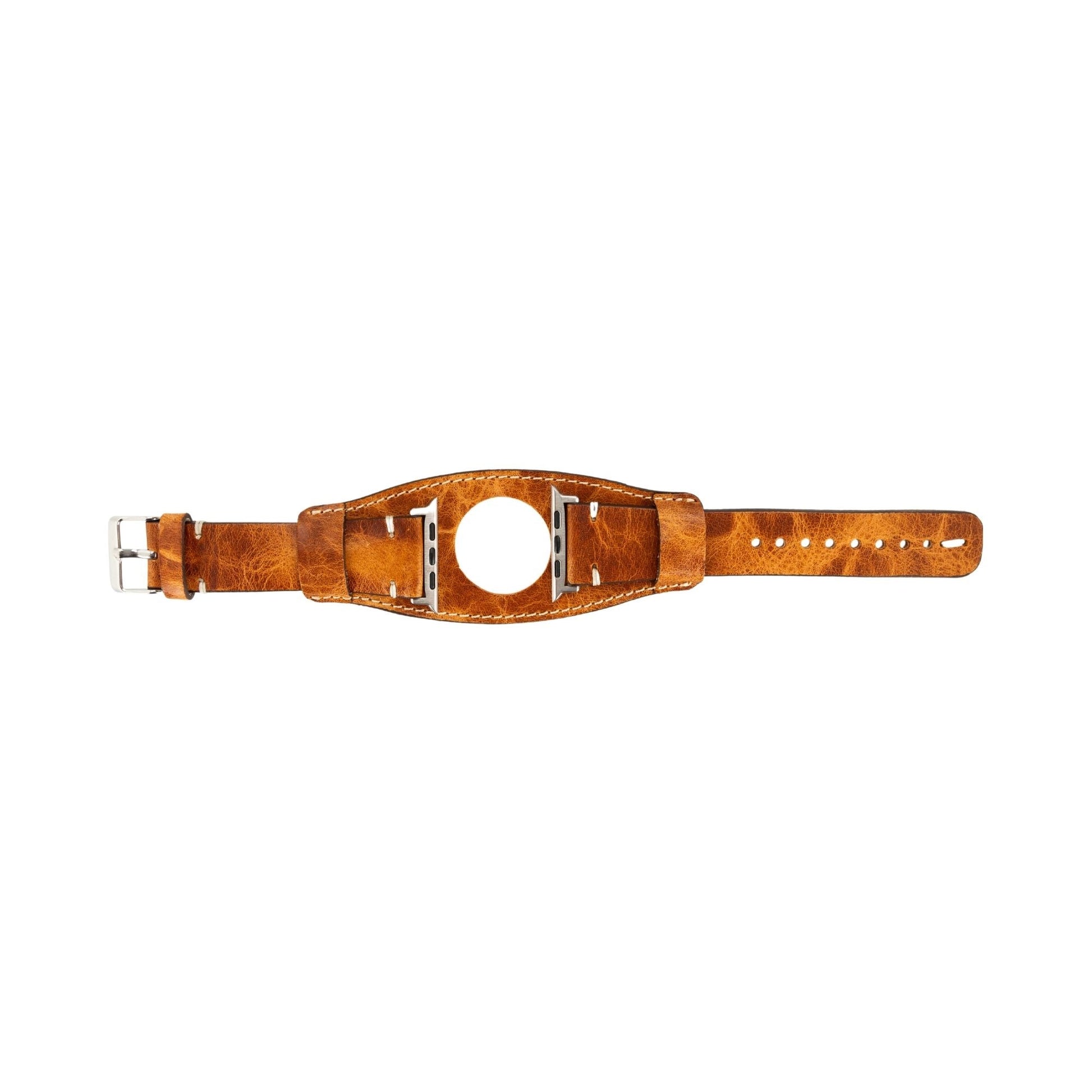 Fort Cuff Leather Bands for Apple Watch 9, Ultra 2 & SE