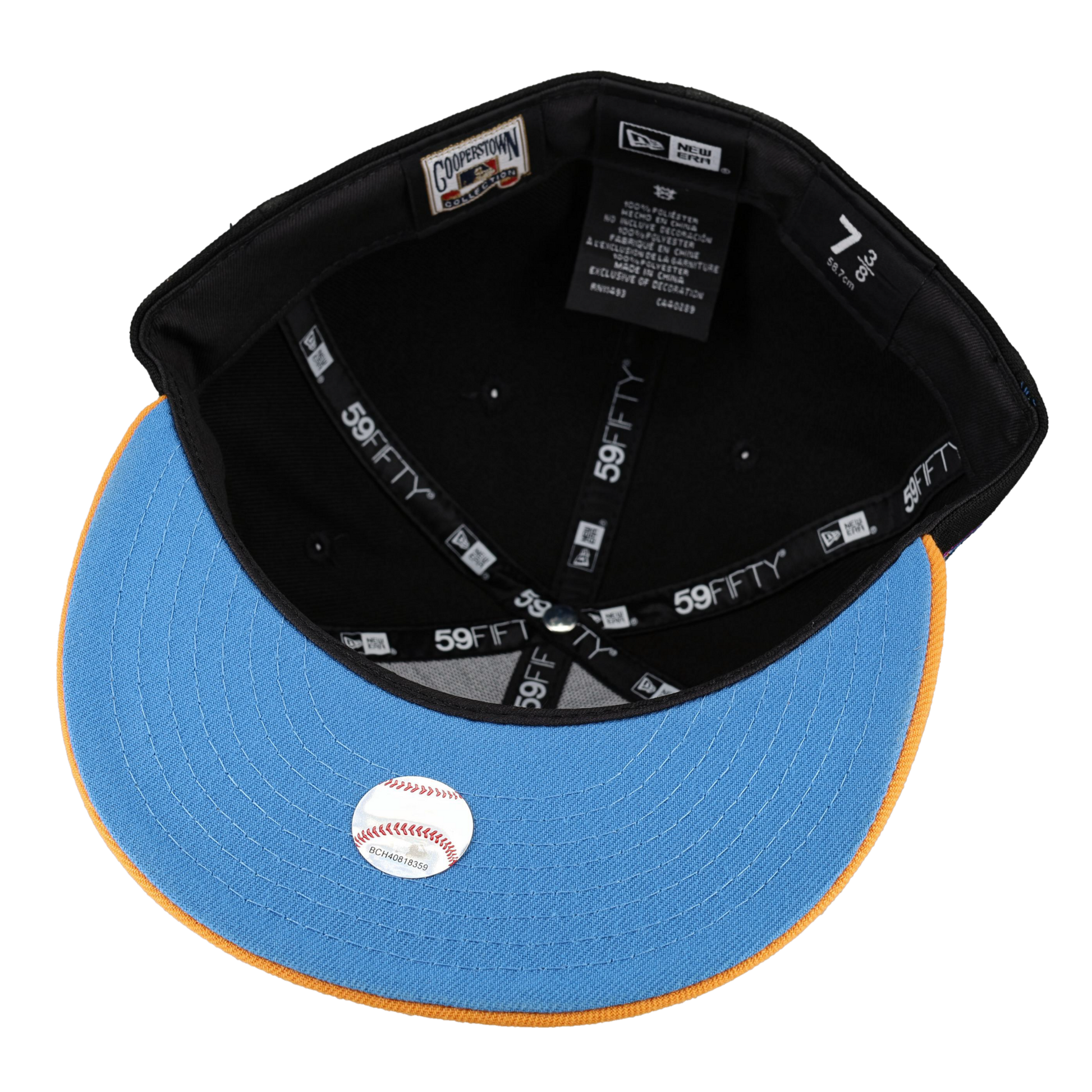 New York Yankees Frozen Orange Collection 2003 World Series Fitted Hat