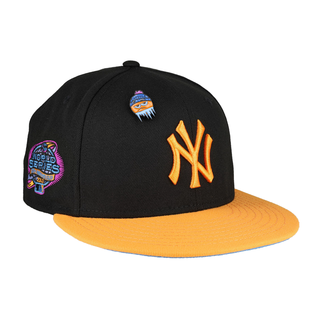 New York Yankees Frozen Orange Collection 2003 World Series Fitted Hat