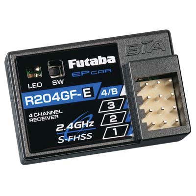 Futaba R204GF-E S-FHSS 4-Channel Micro Receiver | 2.4GHz Compact
