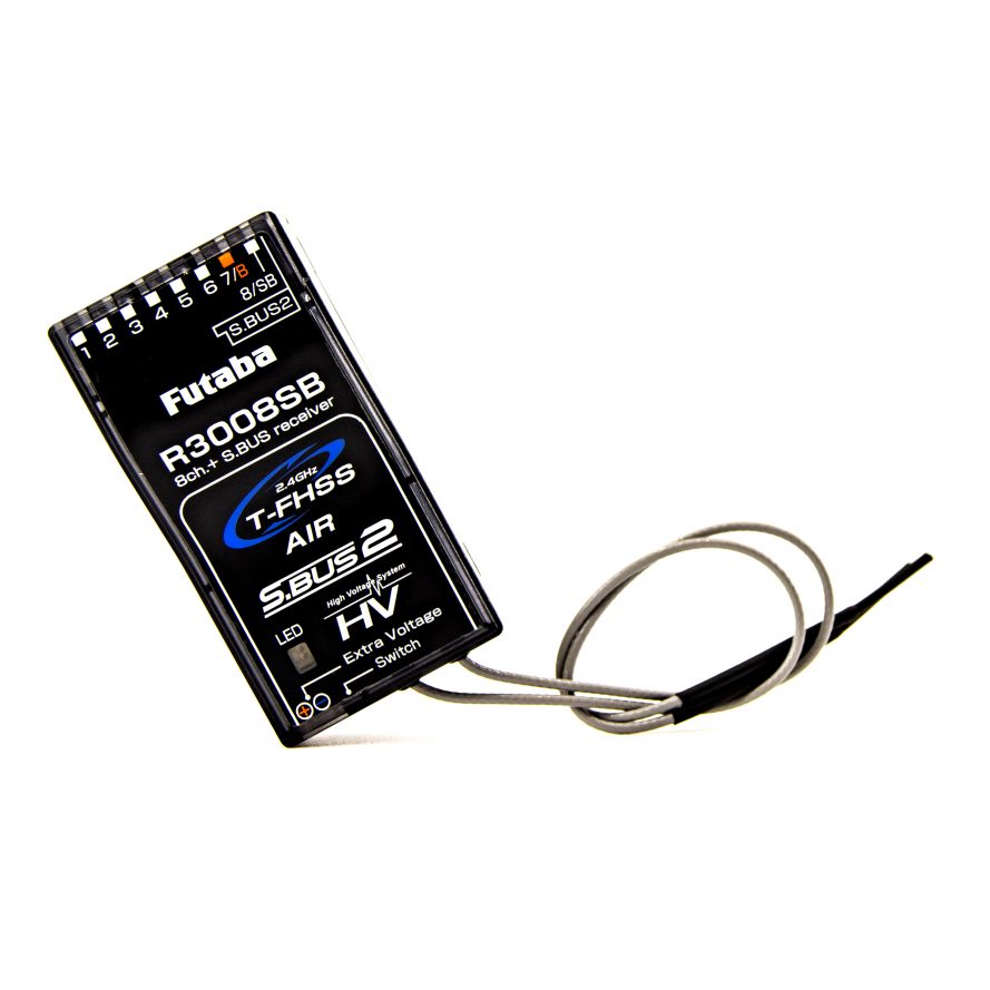 Futaba R3008SB 2.4GHz T-FHSS S.Bus High Voltage Telemetry Receiver
