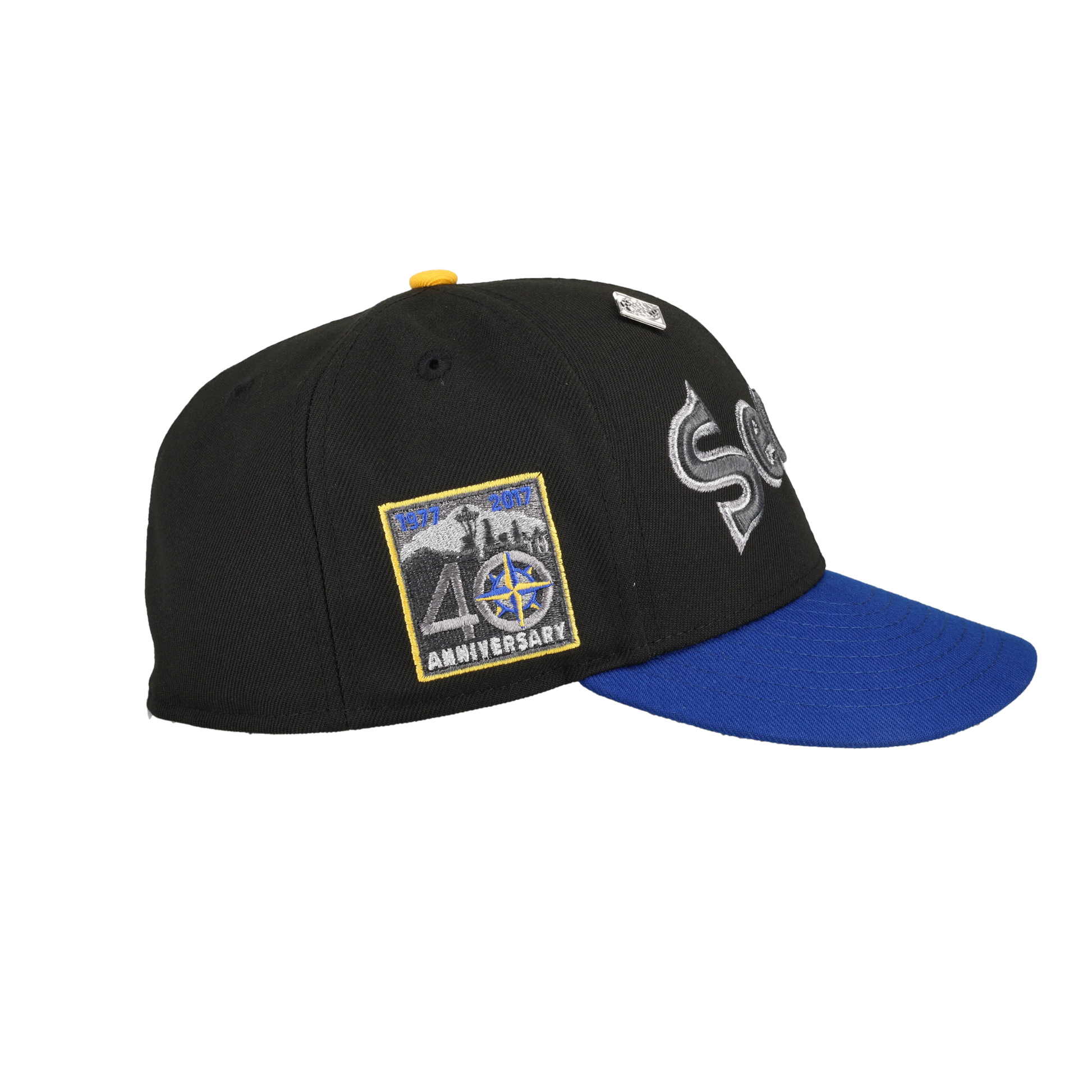 Seattle Mariners Galactic Burst Collection 40th Anniversary Fitted Hat