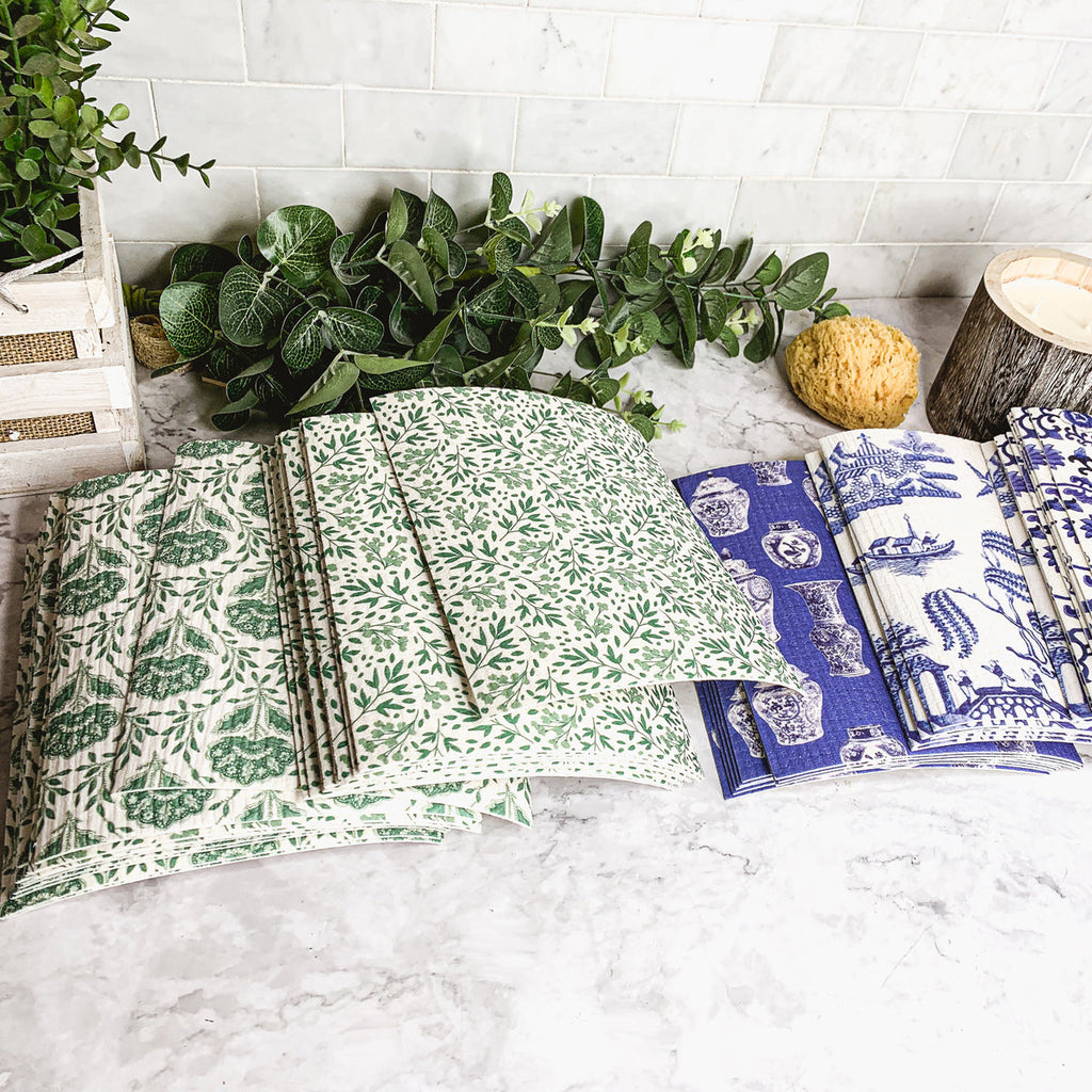 Garden Multipurpose Eco Cloths Reusable Biodegradable Kitchen Cloths Set Of 3