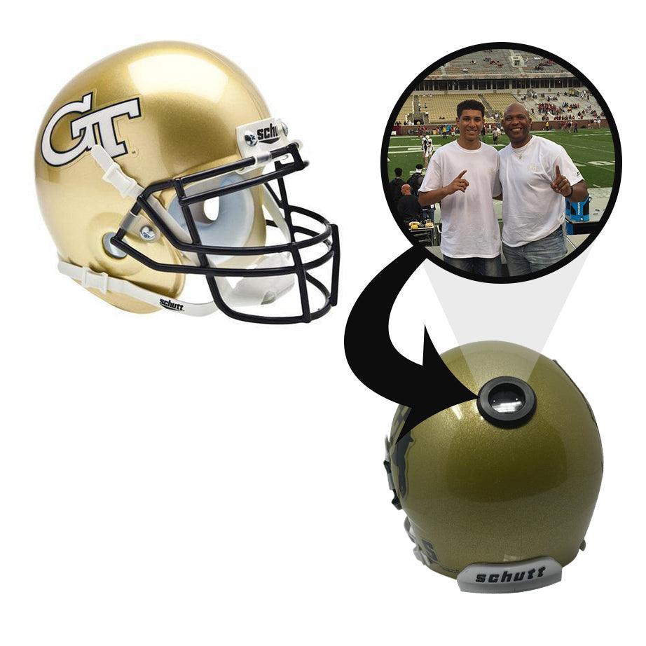 Georgia Tech Yellow Jackets College Football Collectible Mini Helmet - Picture Inside - FANZ Collectibles